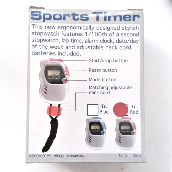 2 Digital Stopwatches w/ Timer & Alarm Sports GIFT Fitness Exercise Race Track - Picture 3 of 5